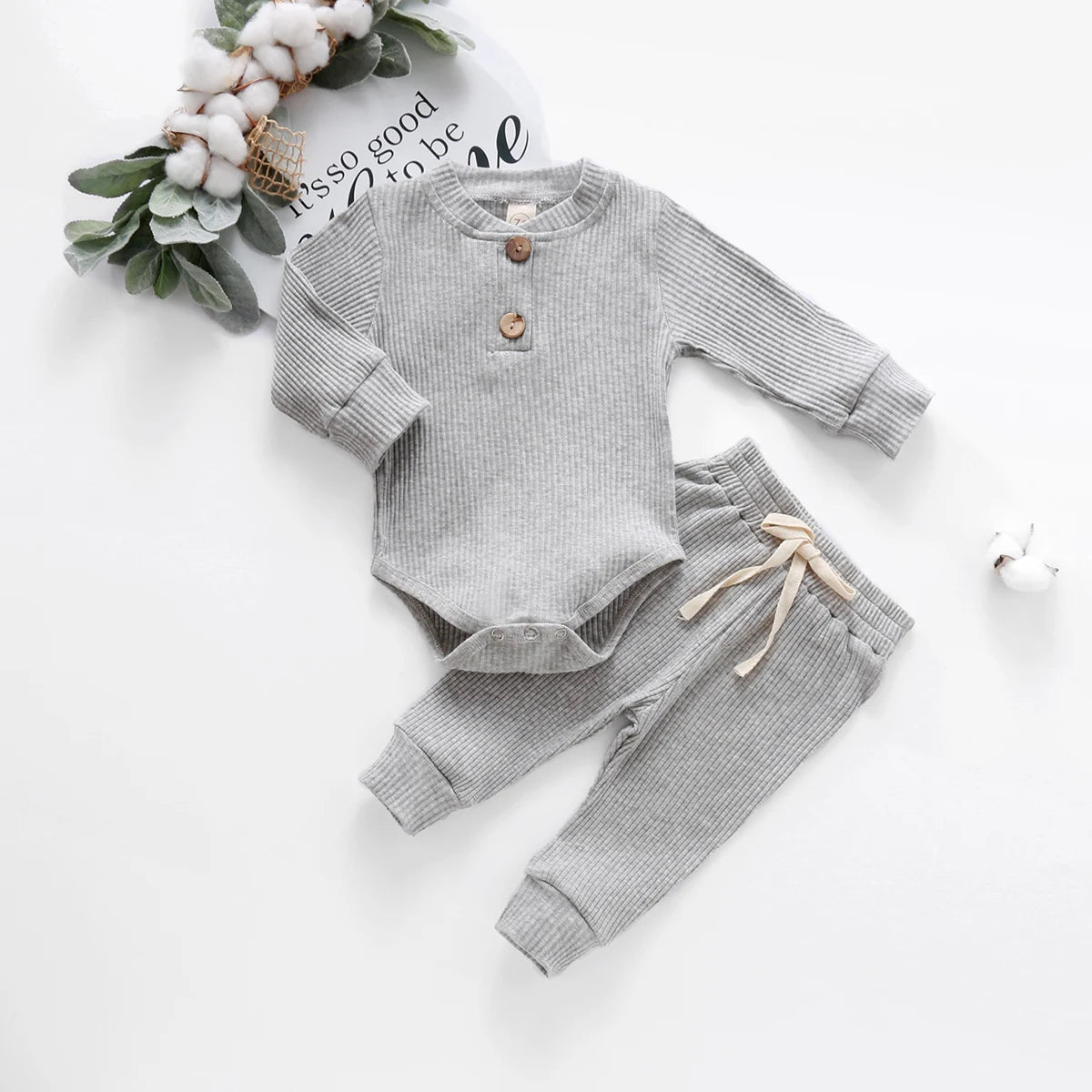 Infant Long Sleeve Bodysuit & Pants Set