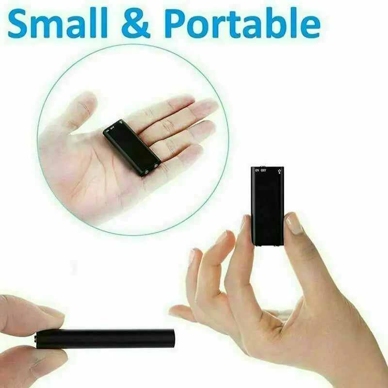 Ultra-Thin Mini Voice Recorder - 4-32GB