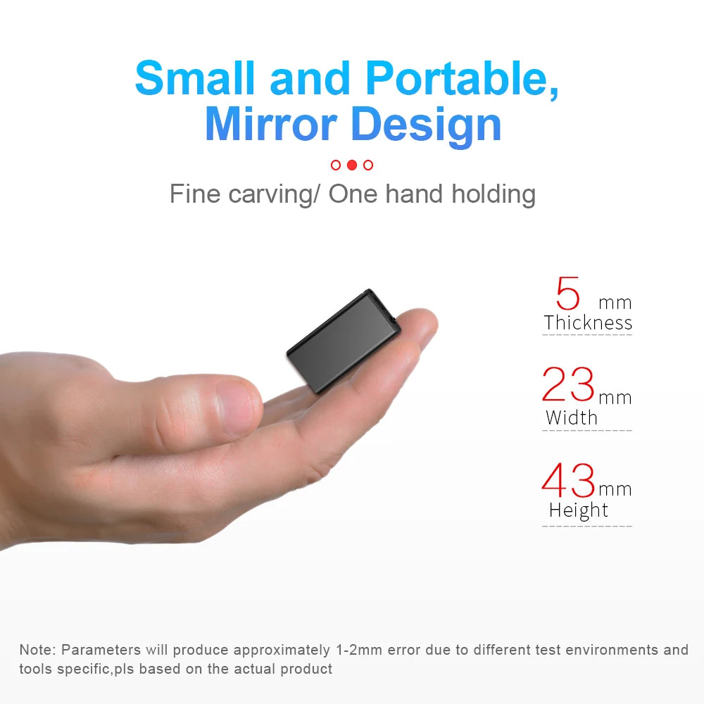 Ultra-Thin Mini Voice Recorder - 4-32GB