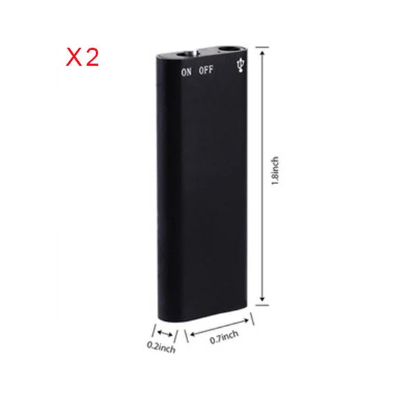 Ultra-Thin Mini Voice Recorder - 4-32GB