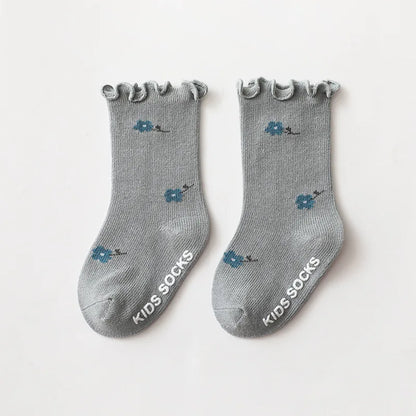 3 Pairs Anti-Slip Cotton Baby Socks