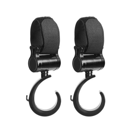 2/1pcs Baby Stroller Hooks – Multifunctional 360° Rotating Hanger