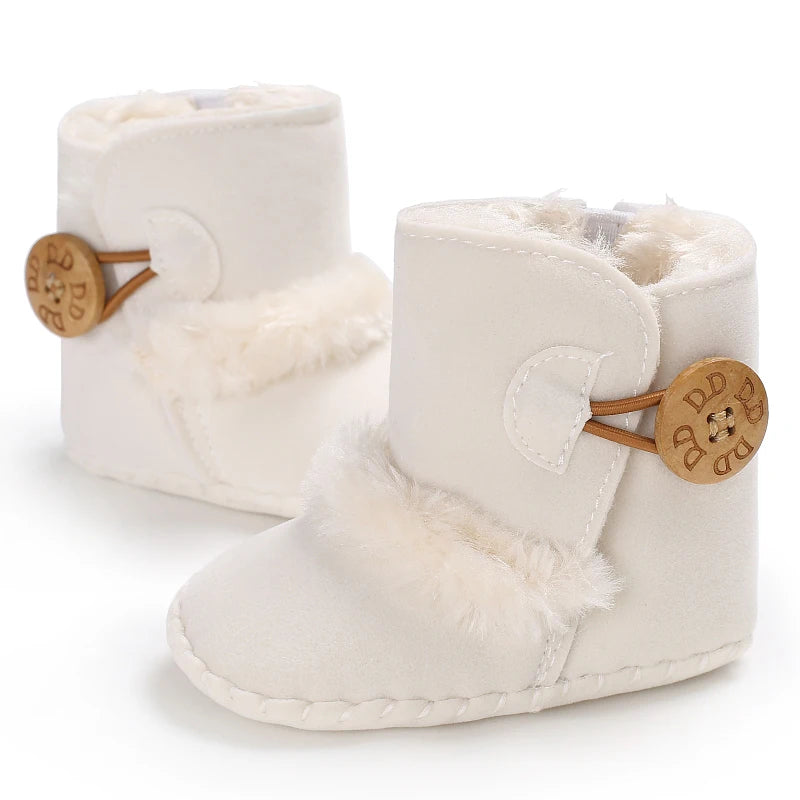 Baby Winter Boots - Warm Shoes for Boys & Girls, Fuzzy First Walkers