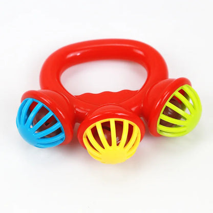 4PCS Baby Hand Rattle Ball Toys Newborn Grasping Hand Bell Sensory Toys Kids Safety Materials Toys for 0-24 Months Baby Children