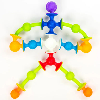 Suction Cup Toy Set - Soft Throw Darts & Building Blocks