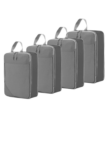 Compression Packing Cubes for Travel Suitcases - Lightweight, Expandable Organizers