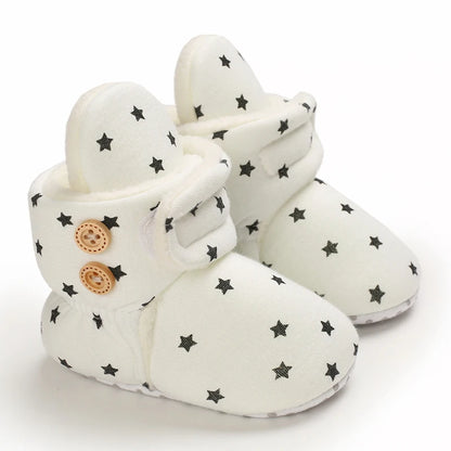 Baby Winter Boots - Warm Shoes for Boys & Girls, Fuzzy First Walkers