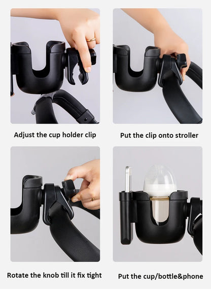 Universal Baby Stroller Cup & Phone Holder