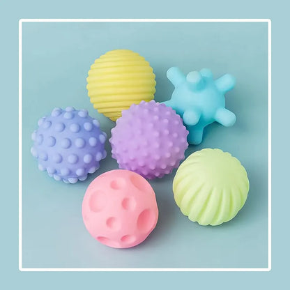 6PCS Soft Sensory Balls for Babies