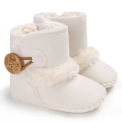 Baby Winter Boots - Warm Shoes for Boys & Girls, Fuzzy First Walkers