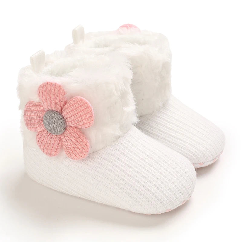 Baby Winter Boots - Warm Shoes for Boys & Girls, Fuzzy First Walkers