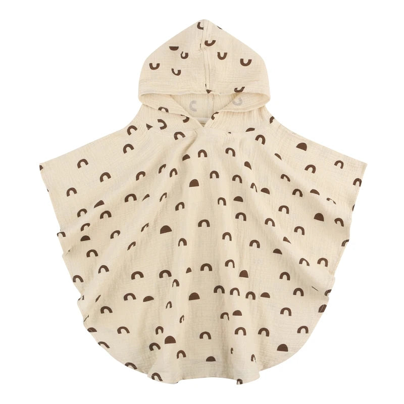 Soft Cotton Baby Hooded Towel – Floral & Solid Colors