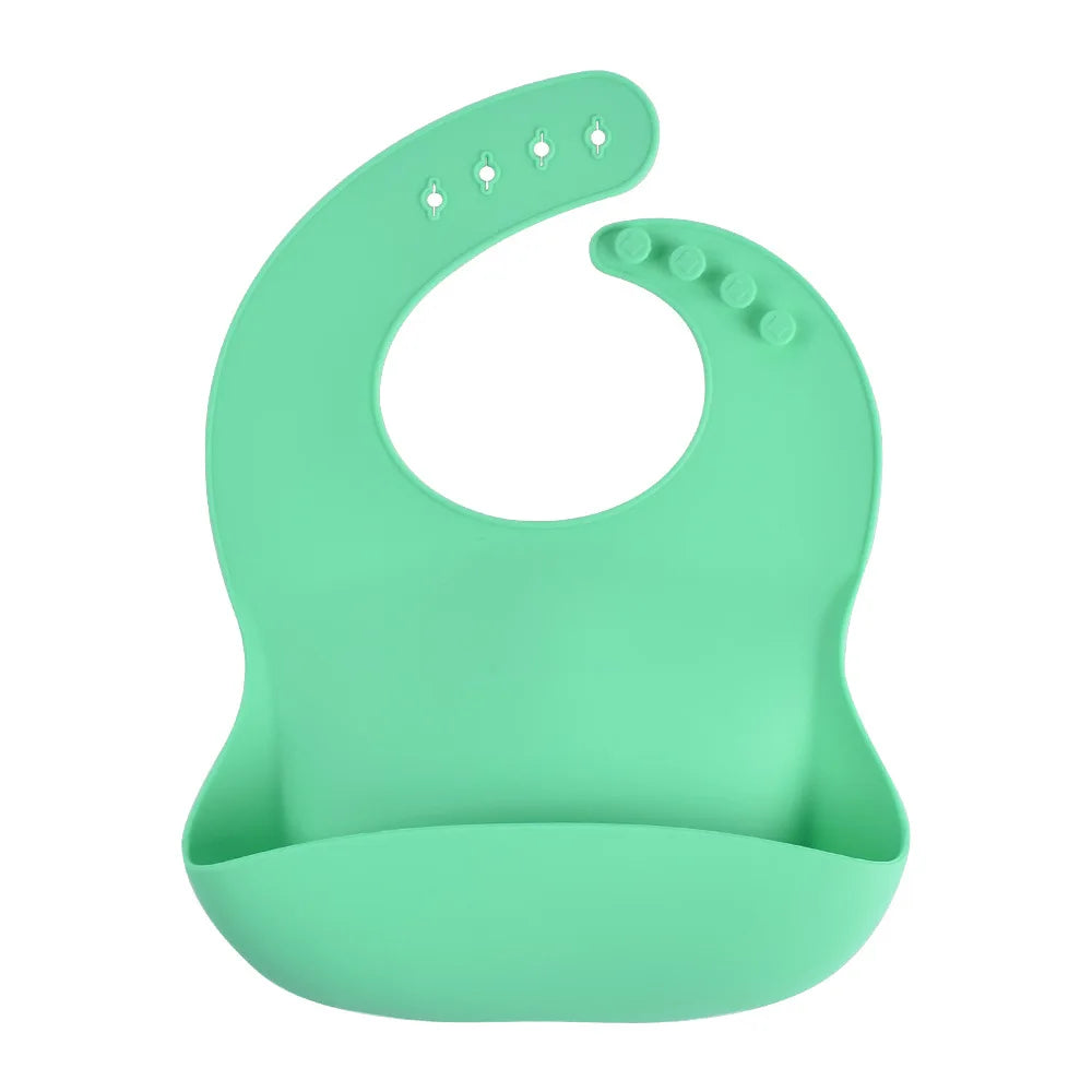 Silicone Baby Bibs - Waterproof Feeding Bibs for Toddlers & Newborns