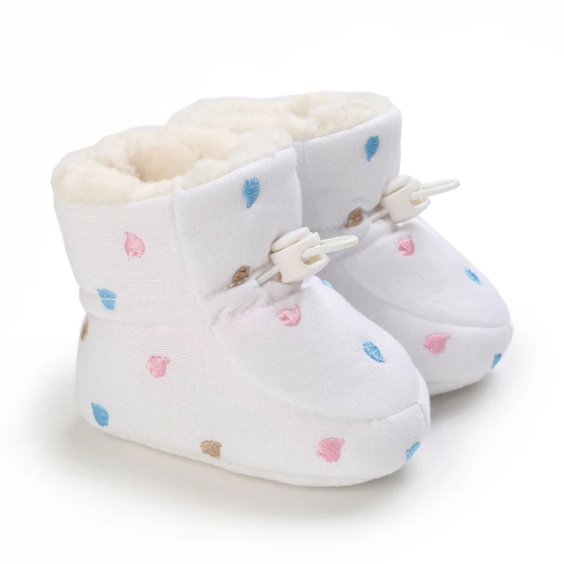 Baby Winter Boots - Warm Shoes for Boys & Girls, Fuzzy First Walkers