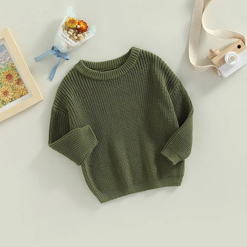 Autumn Baby Knit Sweater - Boys & Girls Pullover