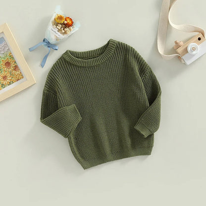 Autumn Baby Knit Sweater - Boys & Girls Pullover