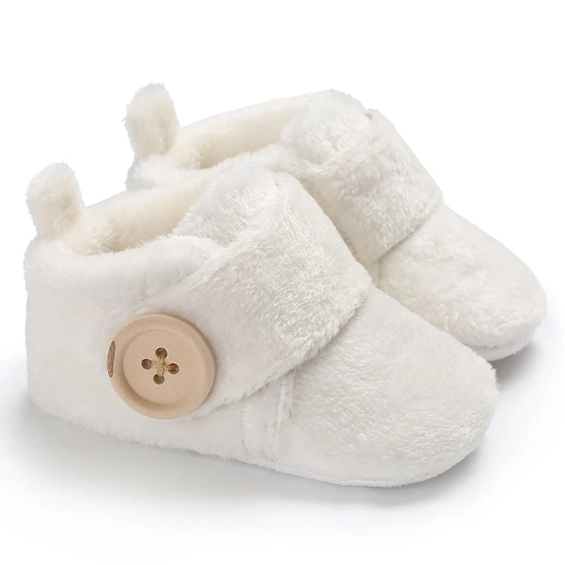 Baby Winter Boots - Warm Shoes for Boys & Girls, Fuzzy First Walkers