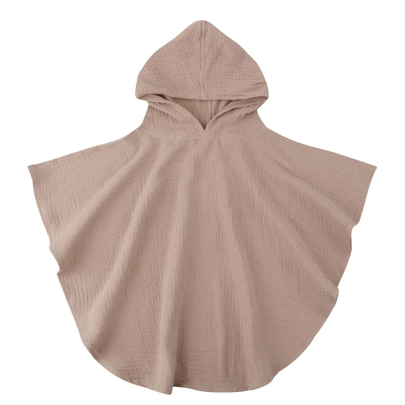 Soft Cotton Baby Hooded Towel – Floral & Solid Colors