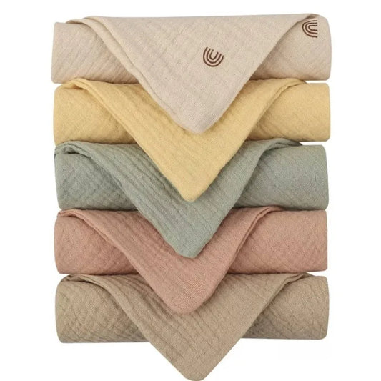 5PC - Soft Cotton Baby Towels