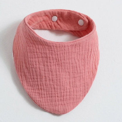 3/5 Pcs Muslin Baby Bibs & Face Towels