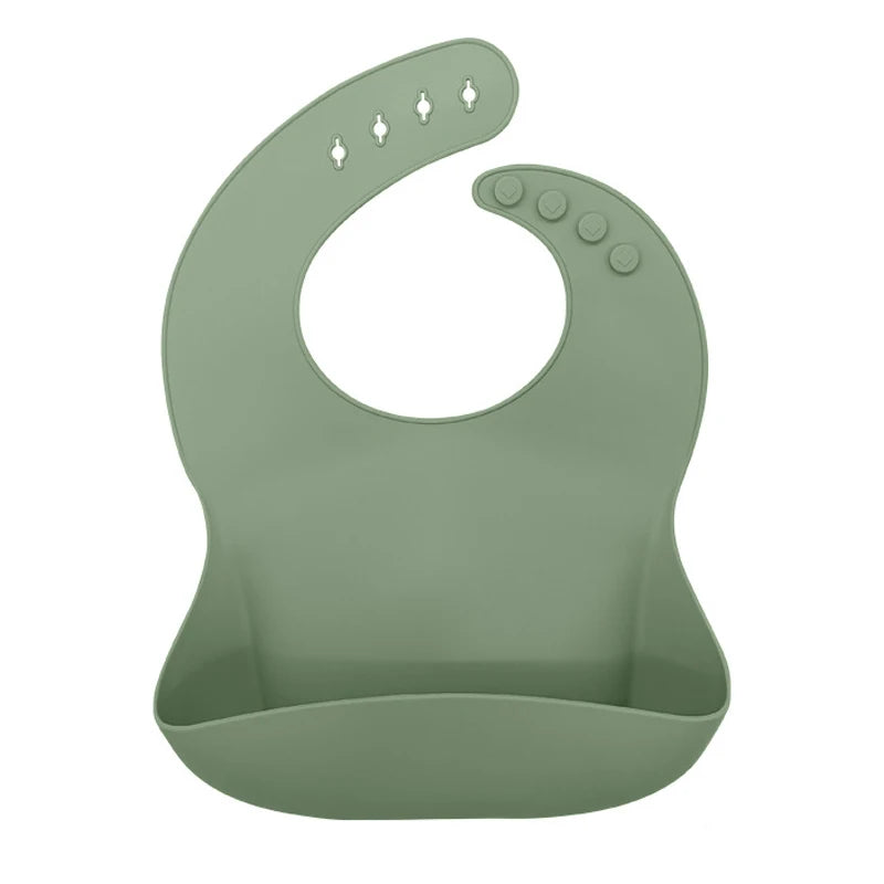 Silicone Baby Bibs - Waterproof Feeding Bibs for Toddlers & Newborns