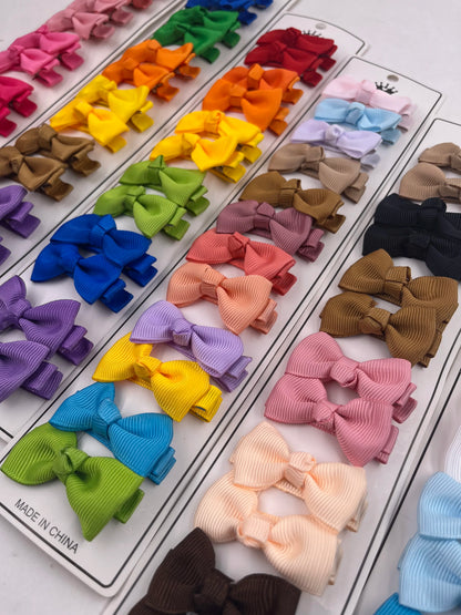 12Pcs Handmade Hair Bows for Kids