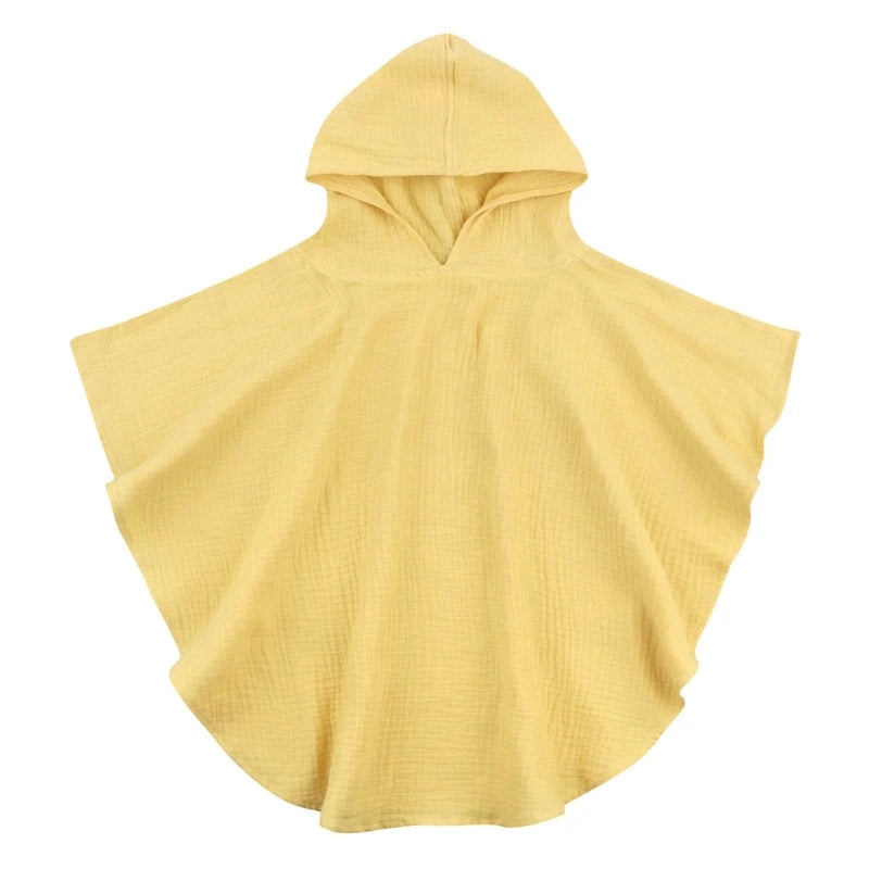 Soft Cotton Baby Hooded Towel – Floral & Solid Colors