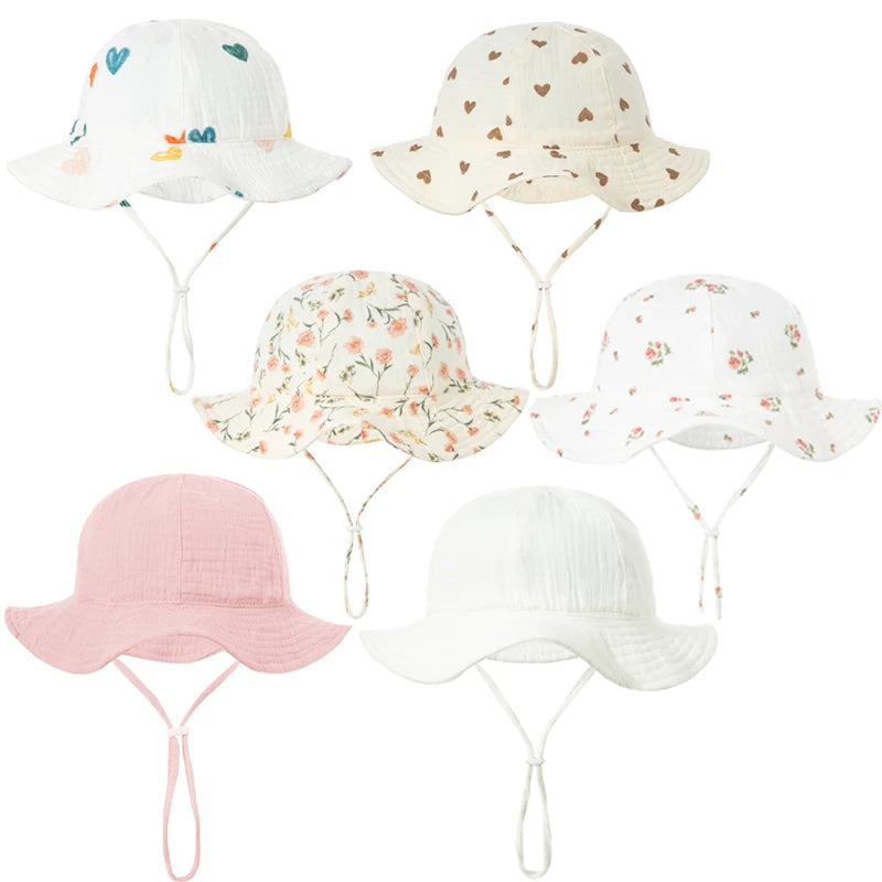 Baby Cotton Sun Hat for Boys & Girls