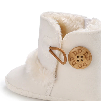 Baby Winter Boots - Warm Shoes for Boys & Girls, Fuzzy First Walkers