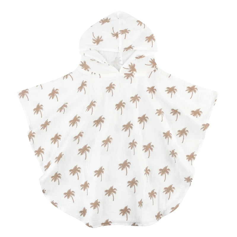 Soft Cotton Baby Hooded Towel – Floral & Solid Colors