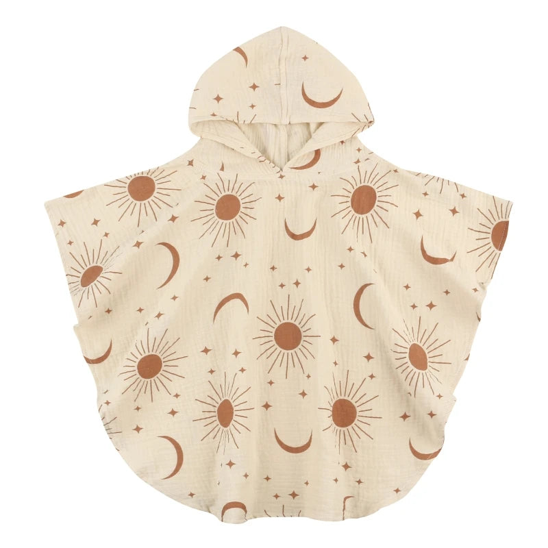 Soft Cotton Baby Hooded Towel – Floral & Solid Colors