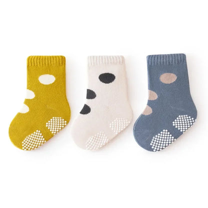 3 Pairs Korean Cartoon Baby Socks