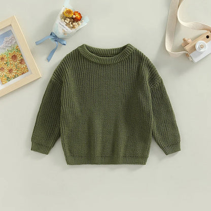 Autumn Baby Knit Sweater - Boys & Girls Pullover