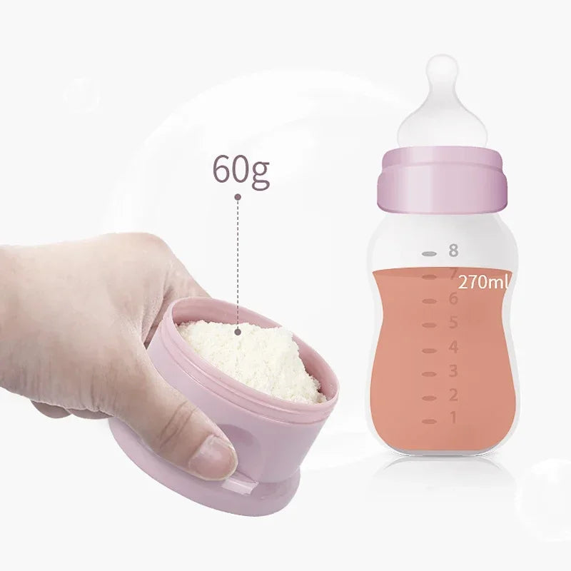 3/4Pcs Baby Milk Powder Storage Box - Portable Food Container