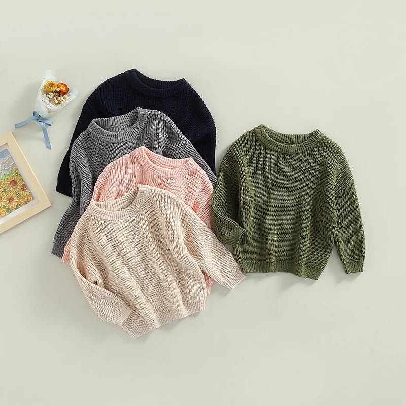 Autumn Baby Knit Sweater - Boys & Girls Pullover