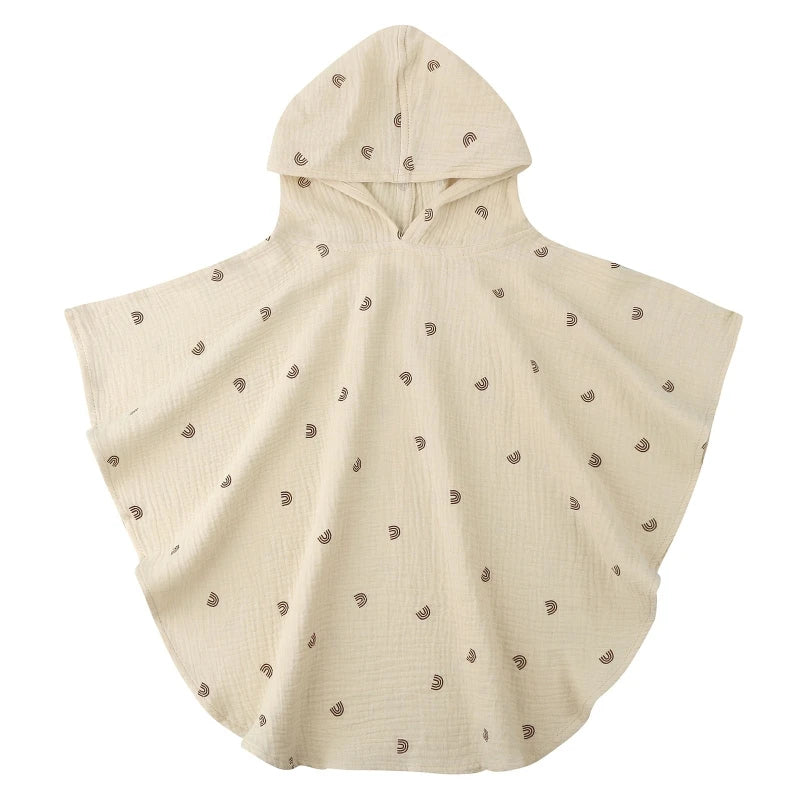 Soft Cotton Baby Hooded Towel – Floral & Solid Colors