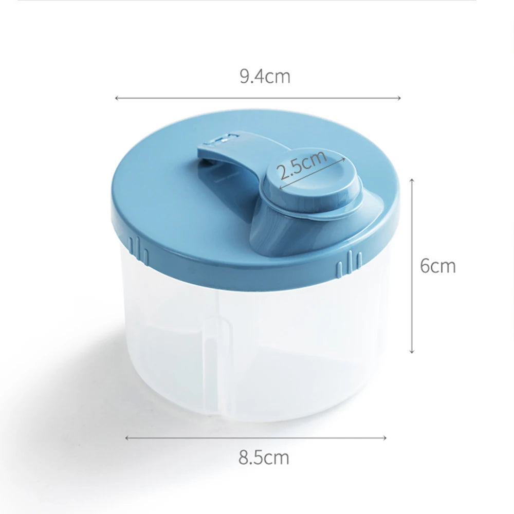 Portable 4-Cell Milk Powder Storage Box