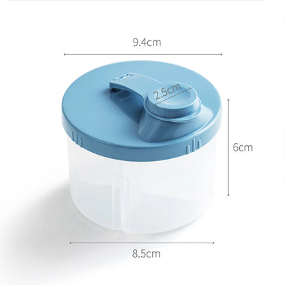 Portable 4-Cell Milk Powder Storage Box