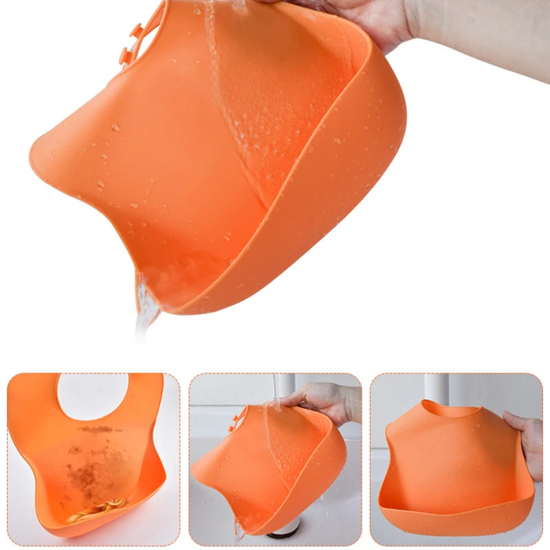 Silicone Baby Bibs - Waterproof Feeding Bibs for Toddlers & Newborns