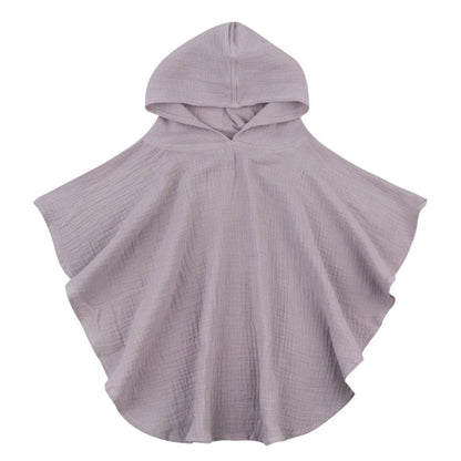 Soft Cotton Baby Hooded Towel – Floral & Solid Colors