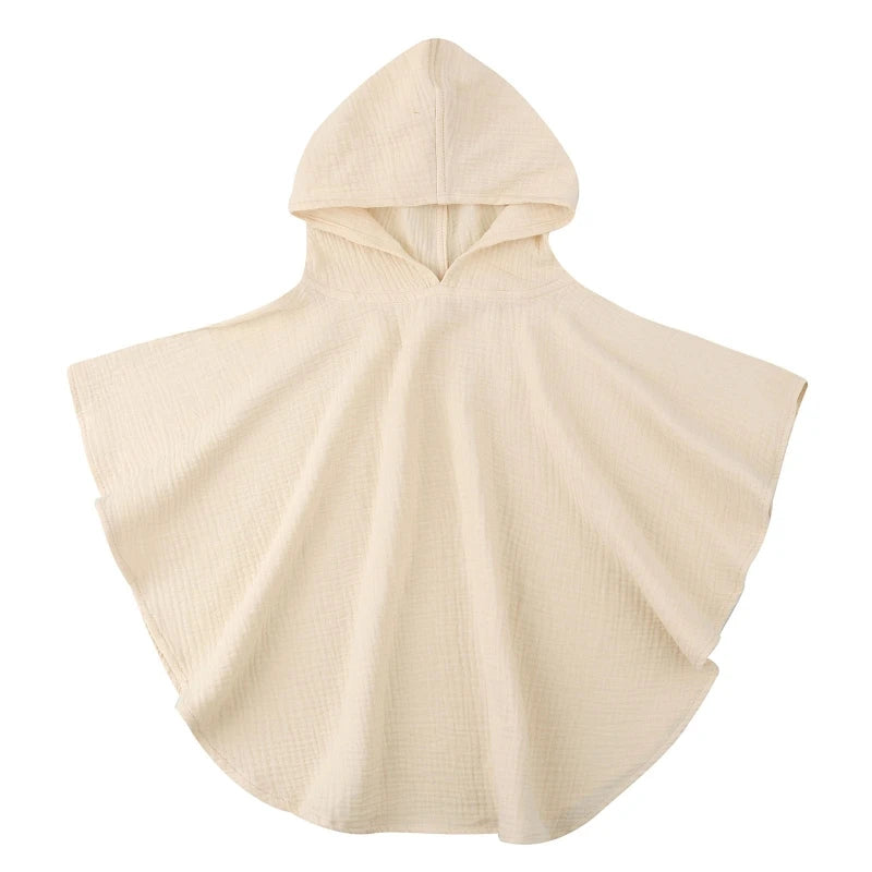 Soft Cotton Baby Hooded Towel – Floral & Solid Colors