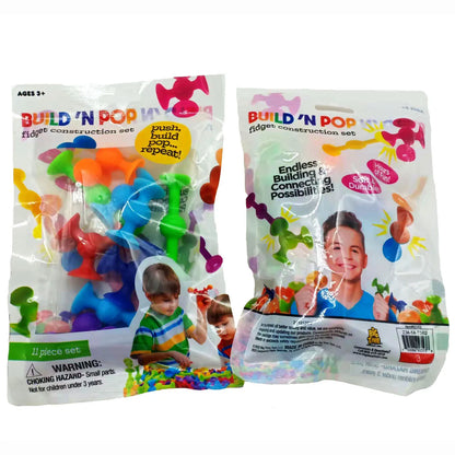 Suction Cup Toy Set - Soft Throw Darts & Building Blocks