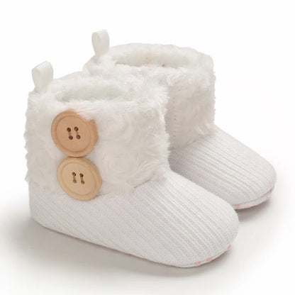 Baby Winter Boots - Warm Shoes for Boys & Girls, Fuzzy First Walkers