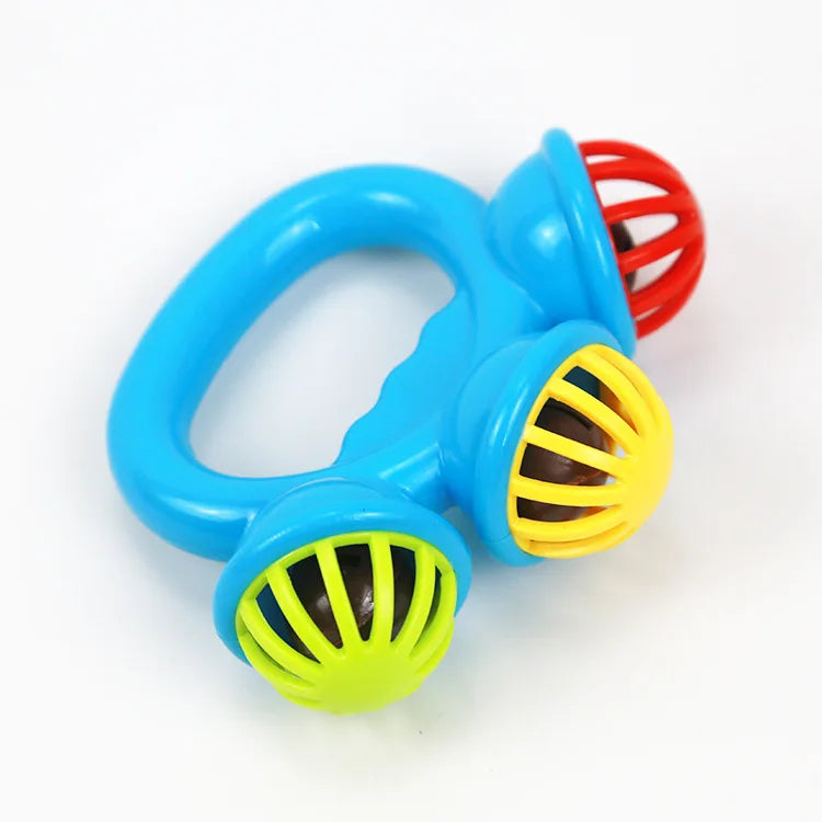 4PCS Baby Hand Rattle Ball Toys Newborn Grasping Hand Bell Sensory Toys Kids Safety Materials Toys for 0-24 Months Baby Children